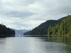Tregoning anchored in Browning Inlet, BC